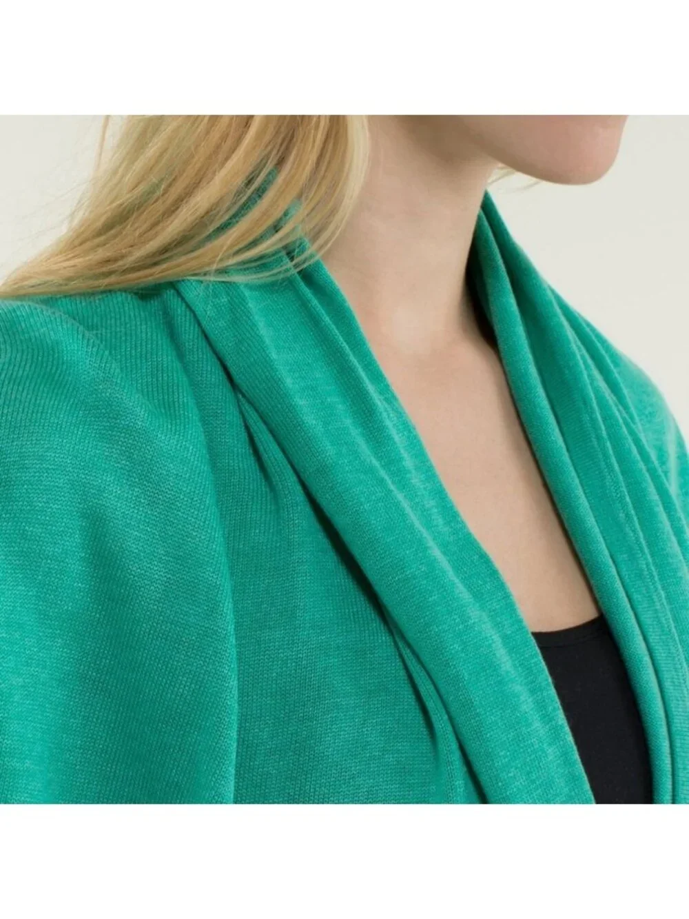 Lululemon Iconic Sweater Wrap Heathered Bali Breeze
